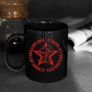 Rare sisters of mercy shirt 1980s goth band mug